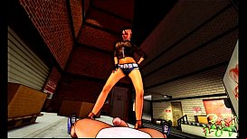Femdom Strapon Monica Animated 8